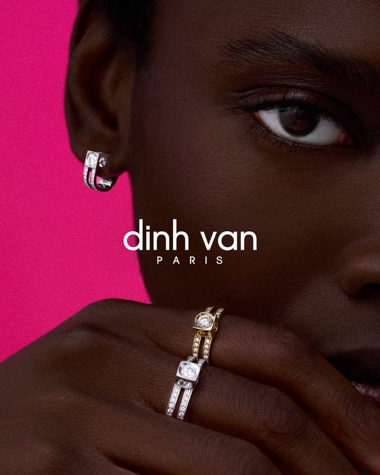 FEMME DINH VAN BAGUE BOUCLE D'OREILLE